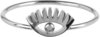 Charmin&rsquo;s  stapelring staal R761 Lashes Shiny Steel