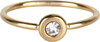 R953 Donut gold white crystal