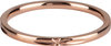 Charmin&rsquo;s ros&eacute;goudkleurige stapelring R306 Cross ros&eacute;-goldplated staal