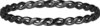R1012 Curvy Tiny Chain Black Steel