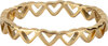Charmin&rsquo;s Valentijn Love Open Hartjes Shiny Goldplated R1287