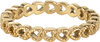 Charmin&rsquo;s Valentijn Love Row of Hearts Shiny goldplated R1289
