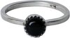 Bague en argent Charmin&#039;s Ronde Onyx R038 &ndash; Argent authentique fait main