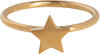 KIDZ Gold-Colored Large Star Children&#039;s Ring Steel KR141 - A Star for You