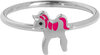 Bague enfant KIDZ en acier cheval &agrave; crini&egrave;re rose KR146 &ndash; &Eacute;l&eacute;gante et classique