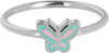 KIDZ Children&#039;s Ring Steel with Butterfly KR192 &ndash; Playful and Dreamy