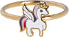 Bague enfant KIDZ en acier dor&eacute; avec licorne et ailes KR195 &ndash; Magique et ludique
