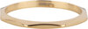 Charmin&#039;s Goudkleurige Ring met Acht Hoeken en Strak Design Staal R1636 &ndash; Modern met een Punk Twist