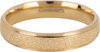 Charmin&#039;s Bague empilable dor&eacute;e R1550 Acier dor&eacute; ponc&eacute; et brillant
