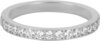 Charmin&#039;s Stacking Ring Alliance Cristal Blanc 2.9MM Acier R1472