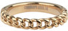 R877 Heavy Half Chain Goudkleurig  Staal