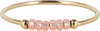 Charmin&#039;s R1140 Anxiety Ring Palm Soft Pink Goldplated 