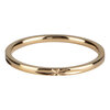 Charmin&rsquo;s goudkleurig stapelring R308 Marker goldplated staal