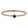 R689 Birthstone September Blue Sapphire StoneShine Bright 2.0 Goldplated 