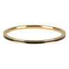 Charmin&rsquo;s goudkleurige stapelring R699 Petite goldplated Black Enamel staal