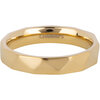 Charmin&#039;s Goudkleurige Gehoekte Basis Ring 4mm Steel R1544