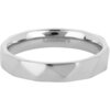 Charmin&#039;s Gehoekte Basis Ring 4mm Steel R1543