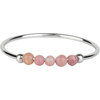 Charmin&#039;s Anxiety Ring Rhodochrosiet Edelsteen Kraal Staal R1311