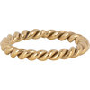 Charmin&rsquo;s Goudkleurig Gedraaide Ring Staal 3mm R1439