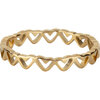 Charmin&rsquo;s Valentijn Love Open Hartjes Shiny Goldplated R1287