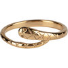 Charmin&rsquo;s vintage ring R1017 Lucky Snake Goldplated