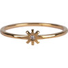 R921 Crystal Flower Goud