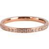 Charmin&rsquo;s Rose-goudkleurige stapelring Alliance Crystals R640