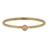  Charmin&#039;s Birthstone November Champagne Topaz Stone 2.0 Goldplated R497 