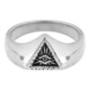 R676 Eye Triangle Shiny Steel