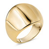 Charmins goldfarbener klobiger Ring mit Hohlkugel aus Stahl R1793 &ndash; Elegante Verbindung