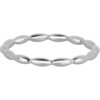 Charmin&#039;s Ring met Kleine Ovale Rondjes Design Staal R1633 &ndash; Authentiek en Handmade Look