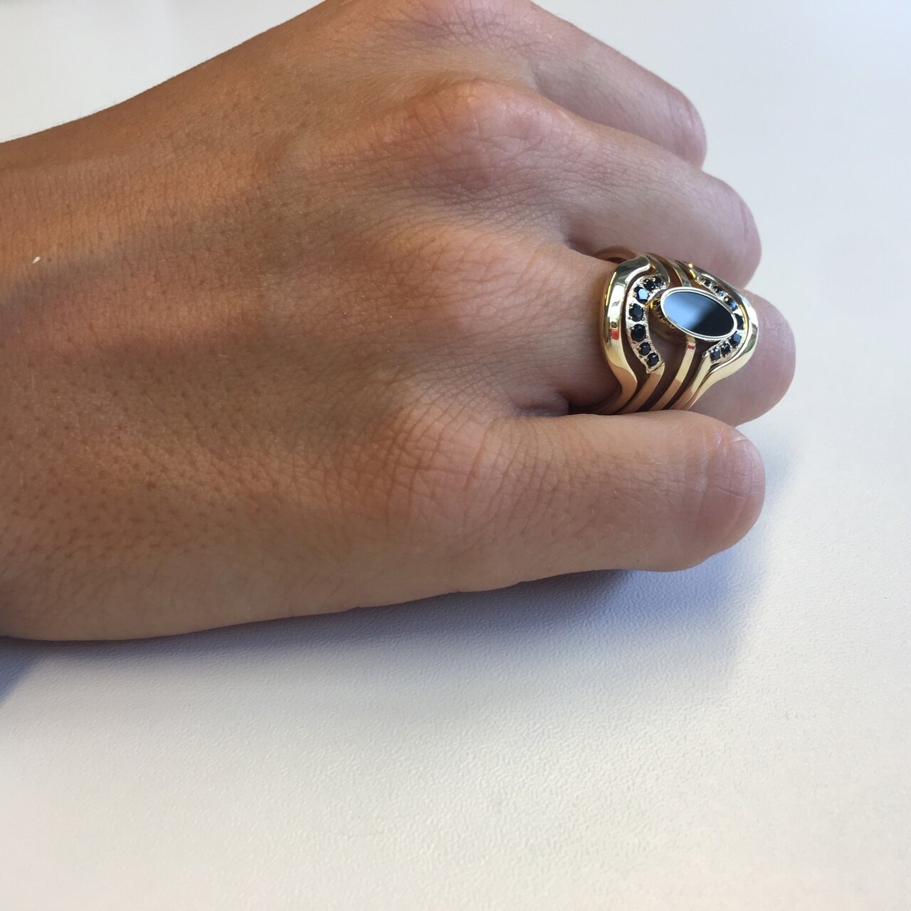 Charmin's ringen staal &amp; goud