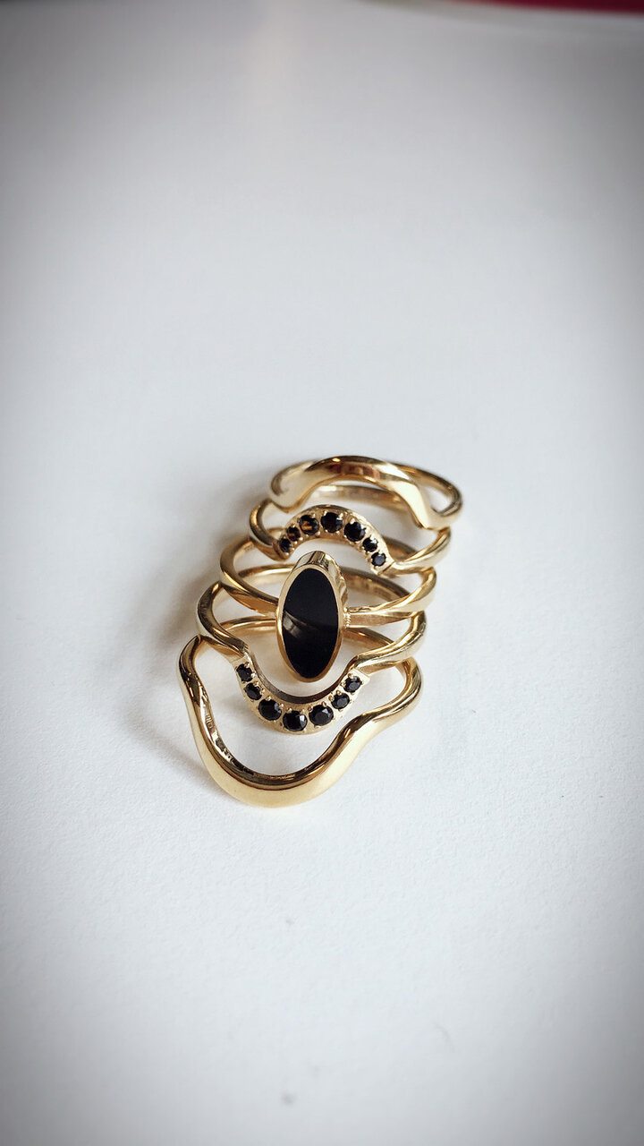 Charmin's ringen staal &amp; goud