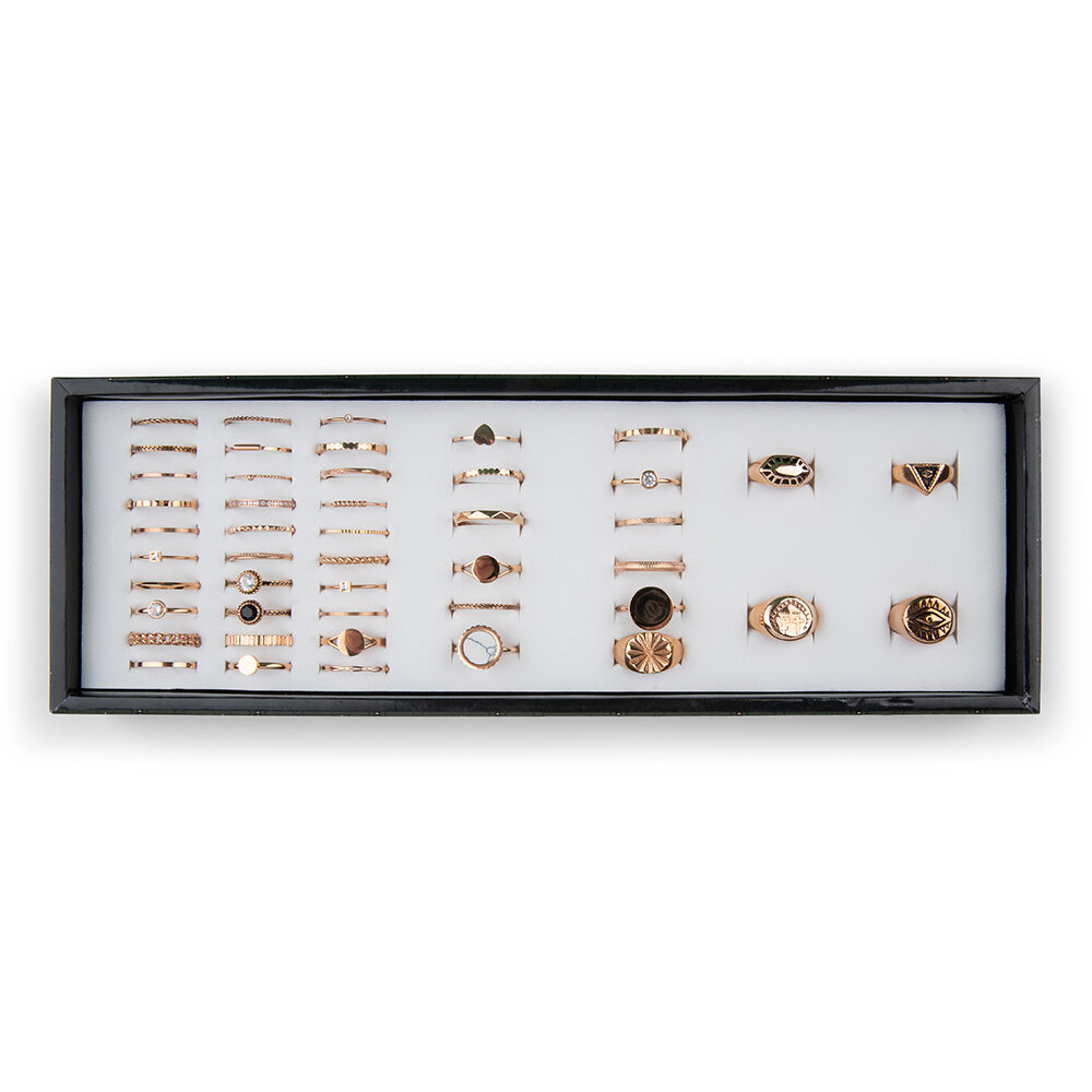 Charmin&#039;s LUXE Oblong Display 4-12-30 Rings 46 rings total 5555