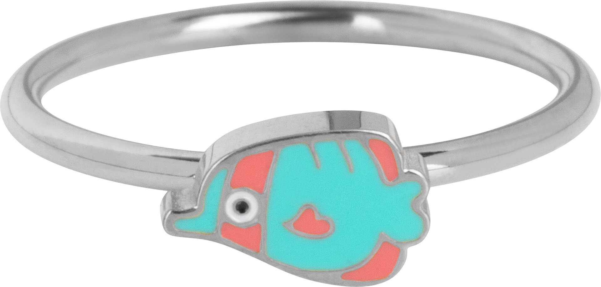 KIDZ Children&#039;s Ring Steel with Clownfish KR216 - Playful and Cheerful