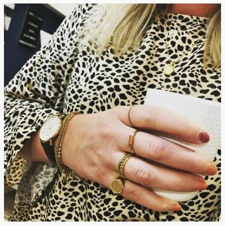 Charmin's ringen staal &amp; gold