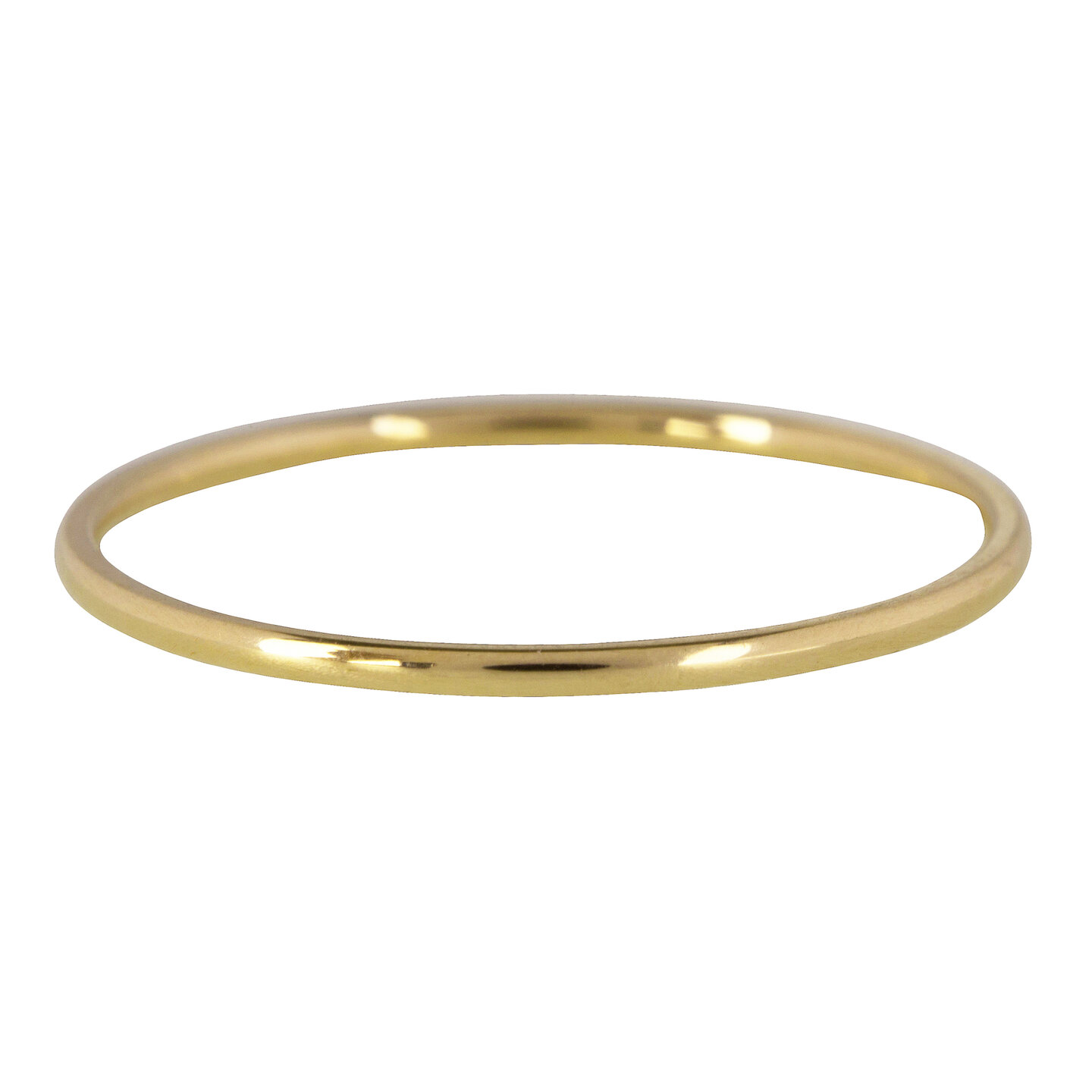 Charmin&rsquo;s goudkleurige Ring Rond Extra Smal 1MM R370