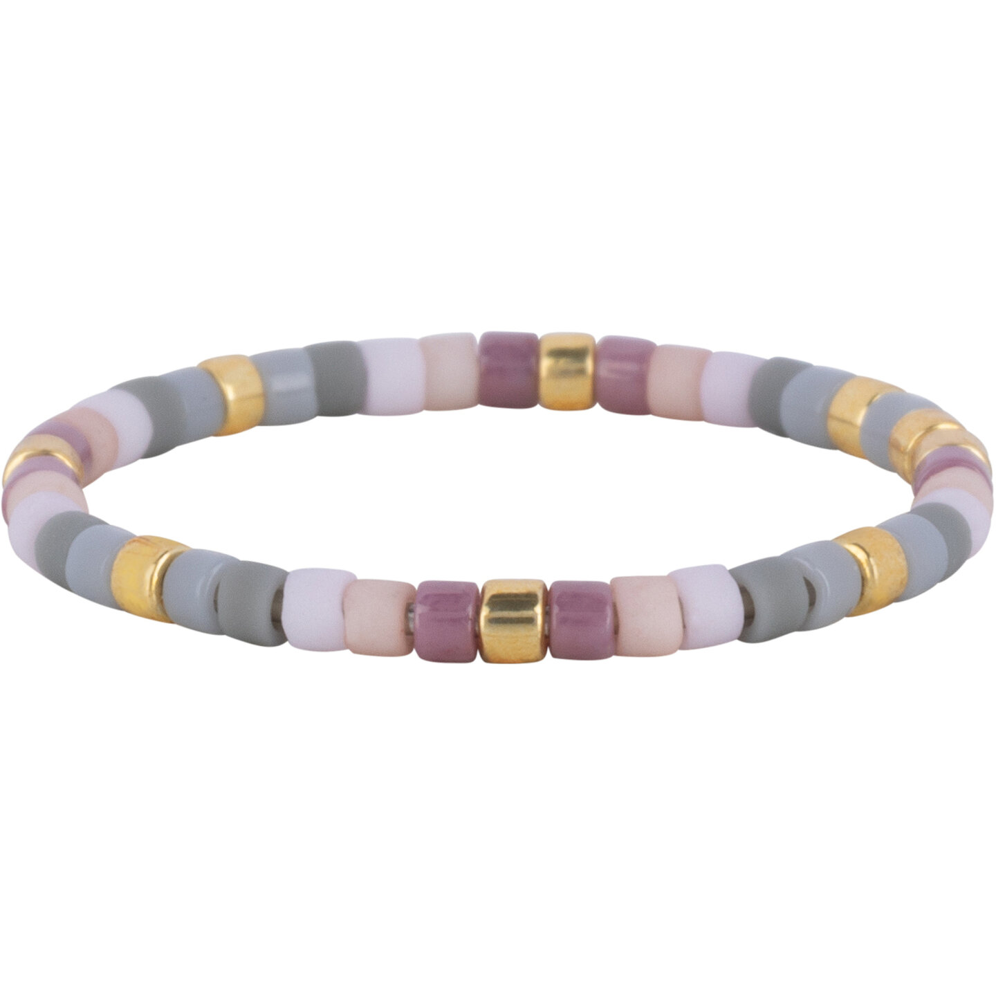 Charmin's Miyuki Beads Goud Pastel Anxiety Fidget Ring R1538