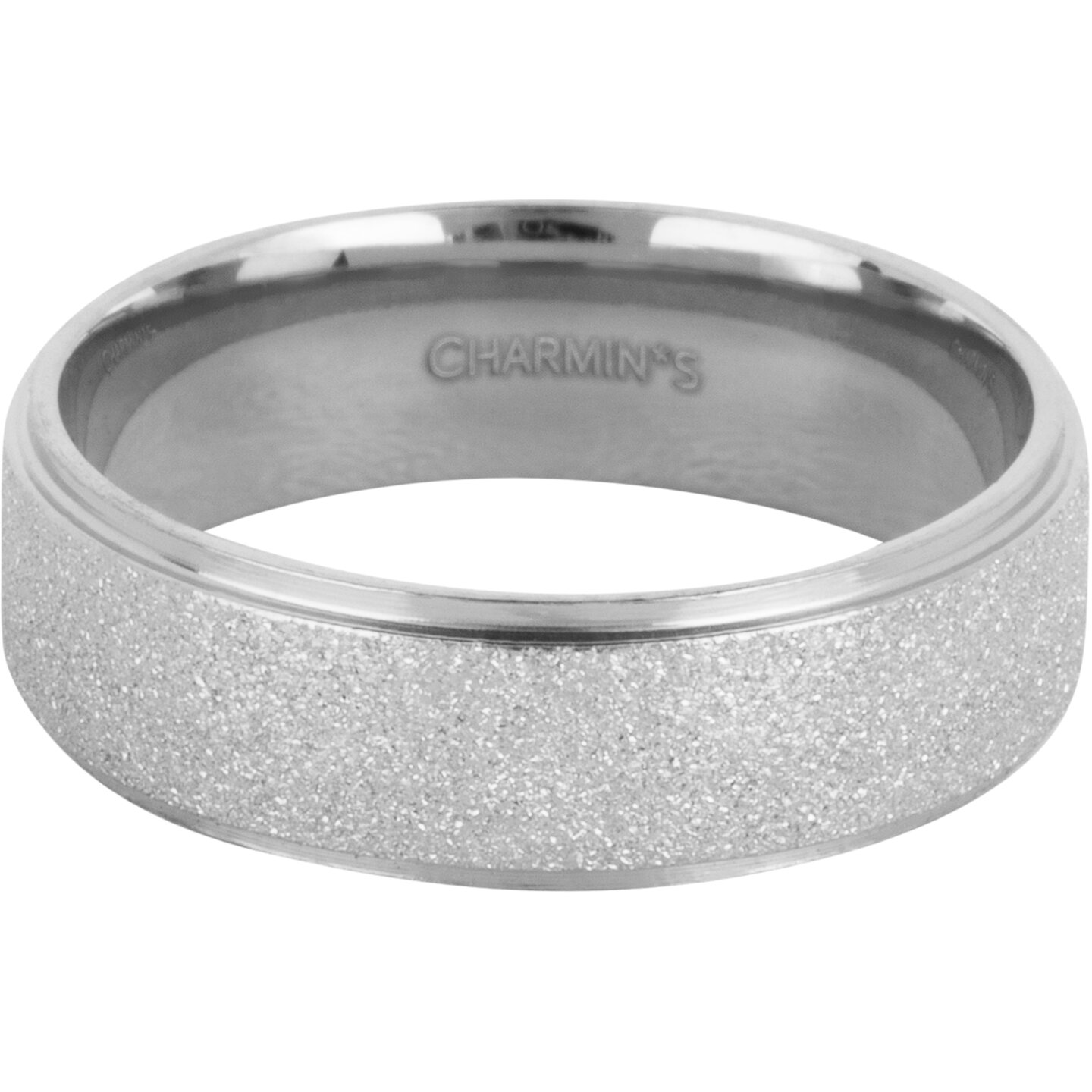 Charmin’s Stalen stapelring R1551 Sanded and Shiny staal