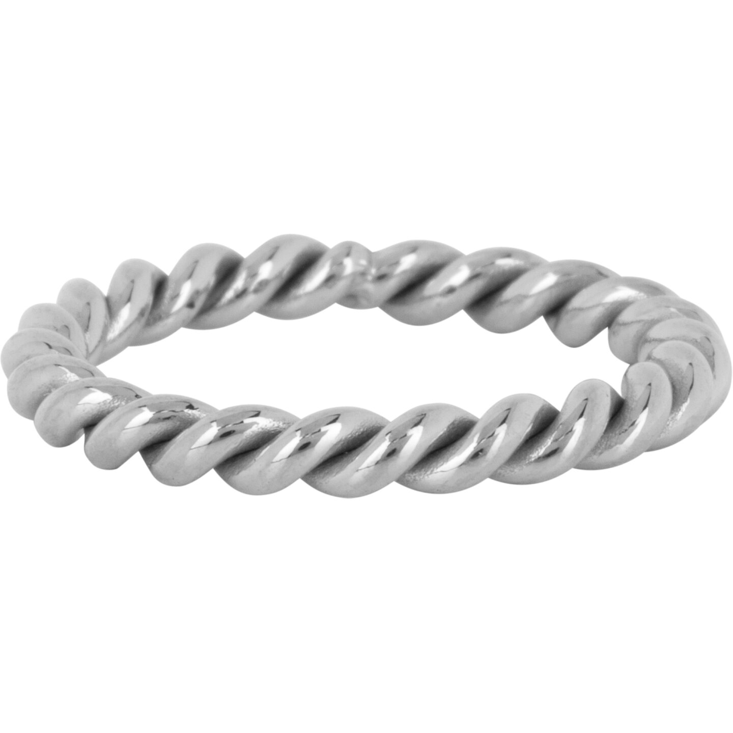 Charmin's Bague Torsad&eacute;e Acier 3mm R1438
