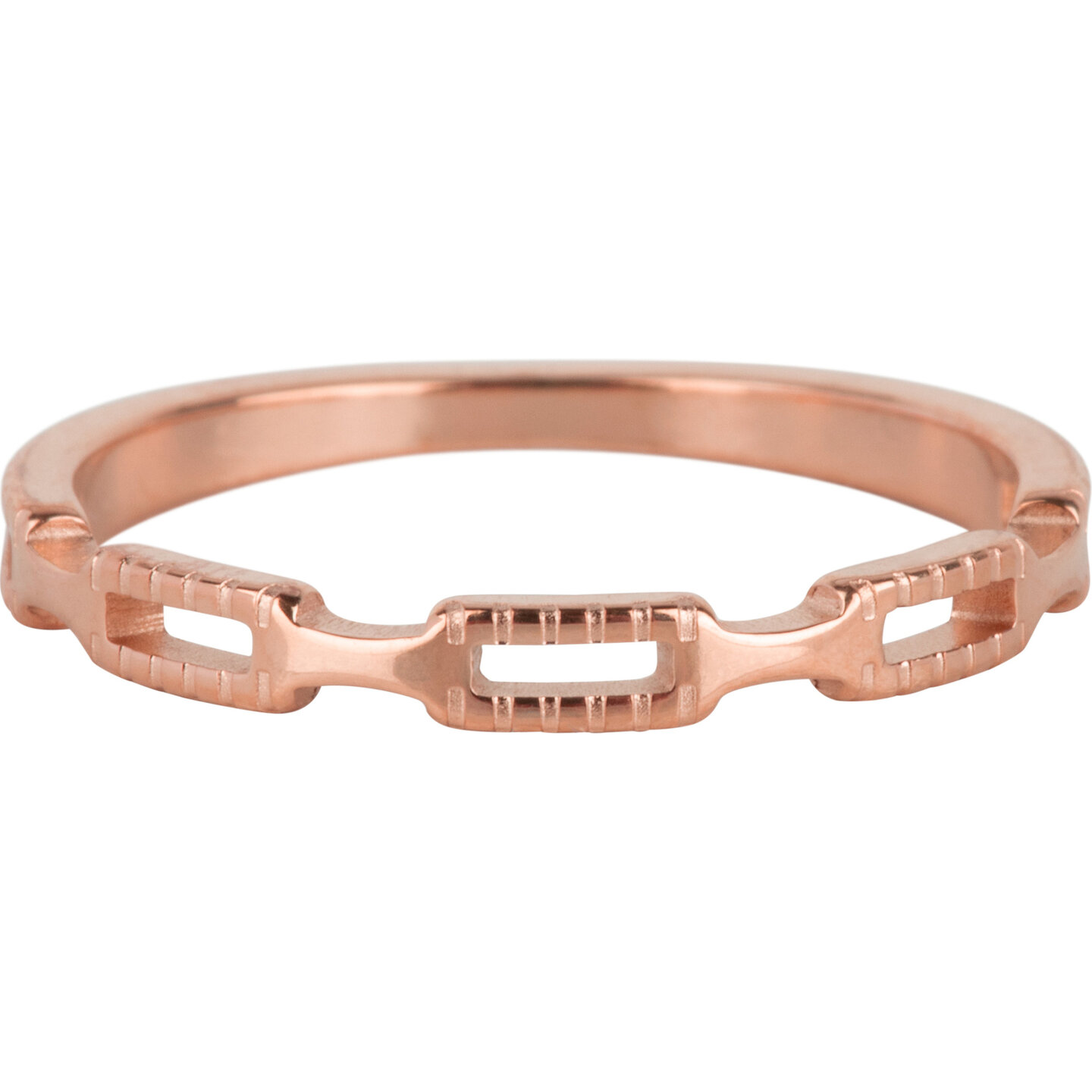 Charmin's Tiny Ring Half Chain Rosegoud R1117