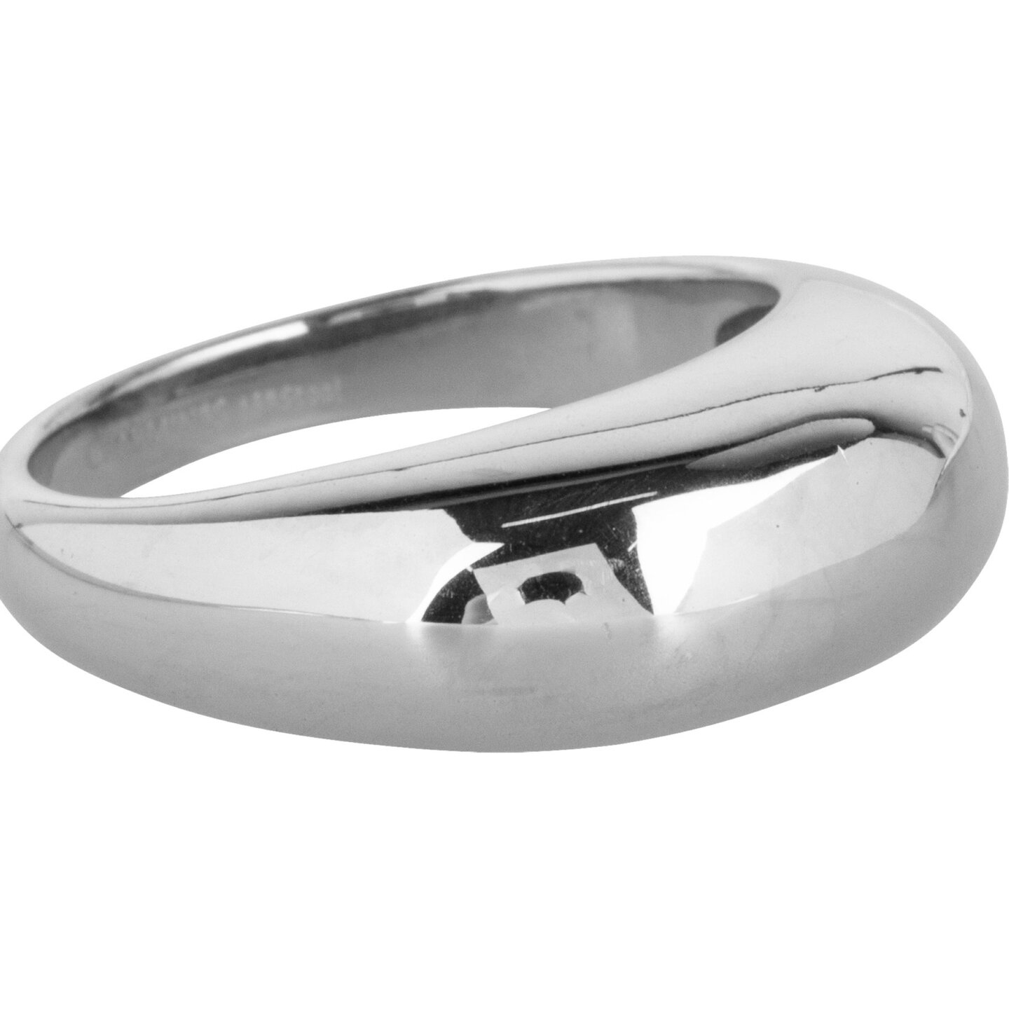 R993 Chunky Smooth Steel Ring