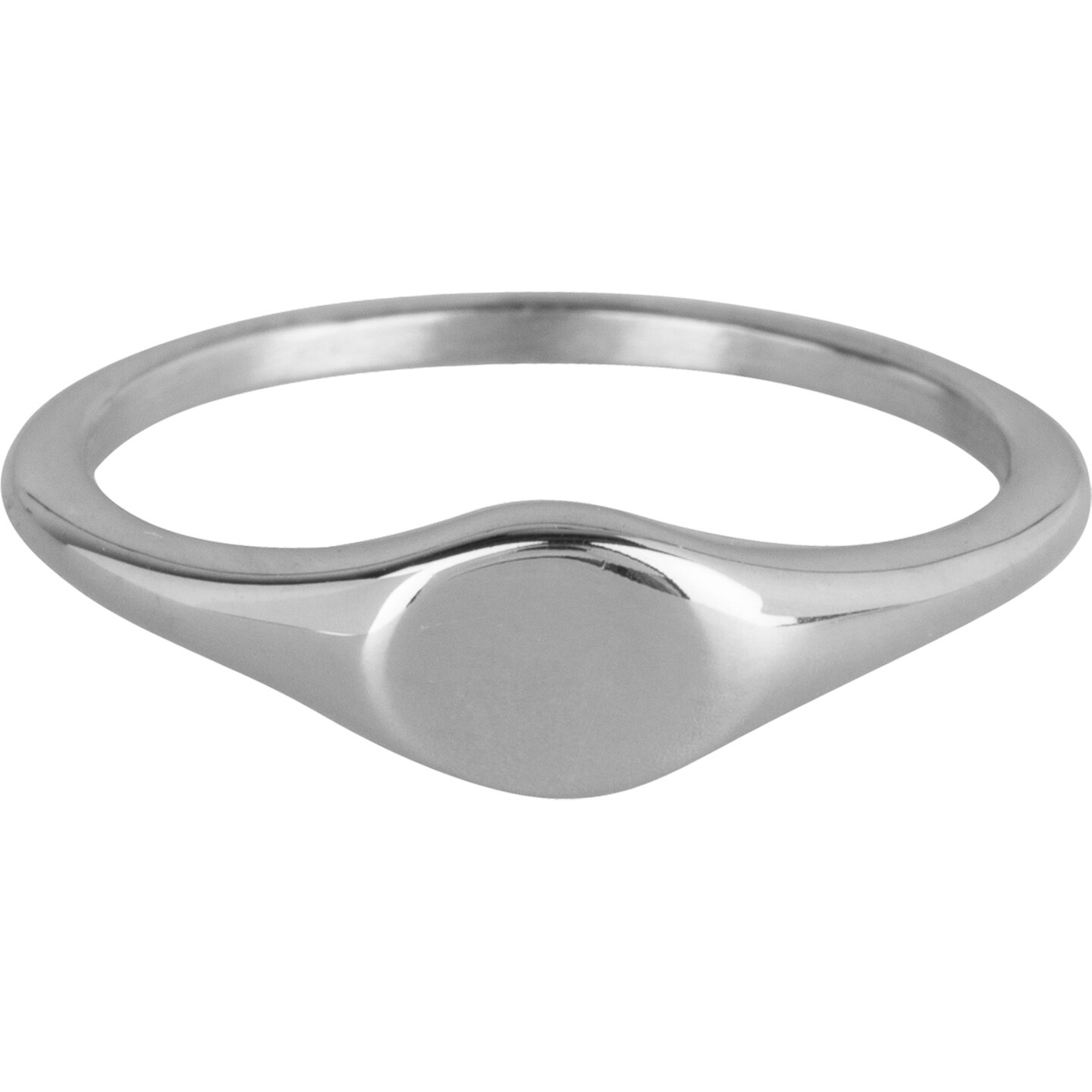 R975 Zegelring petite ovaal staal
