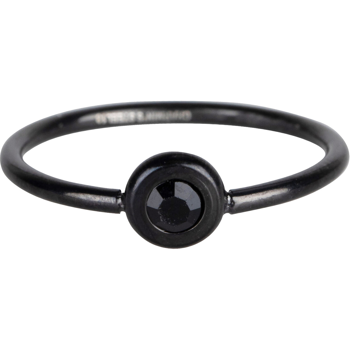 R959 Donut black and black crystal