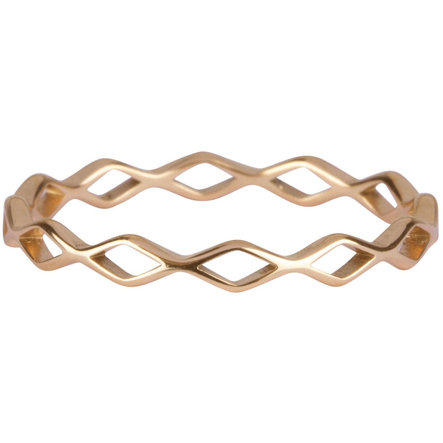 Charmin’s goudkleurige stapelring R905 Ace Chain Goldplated