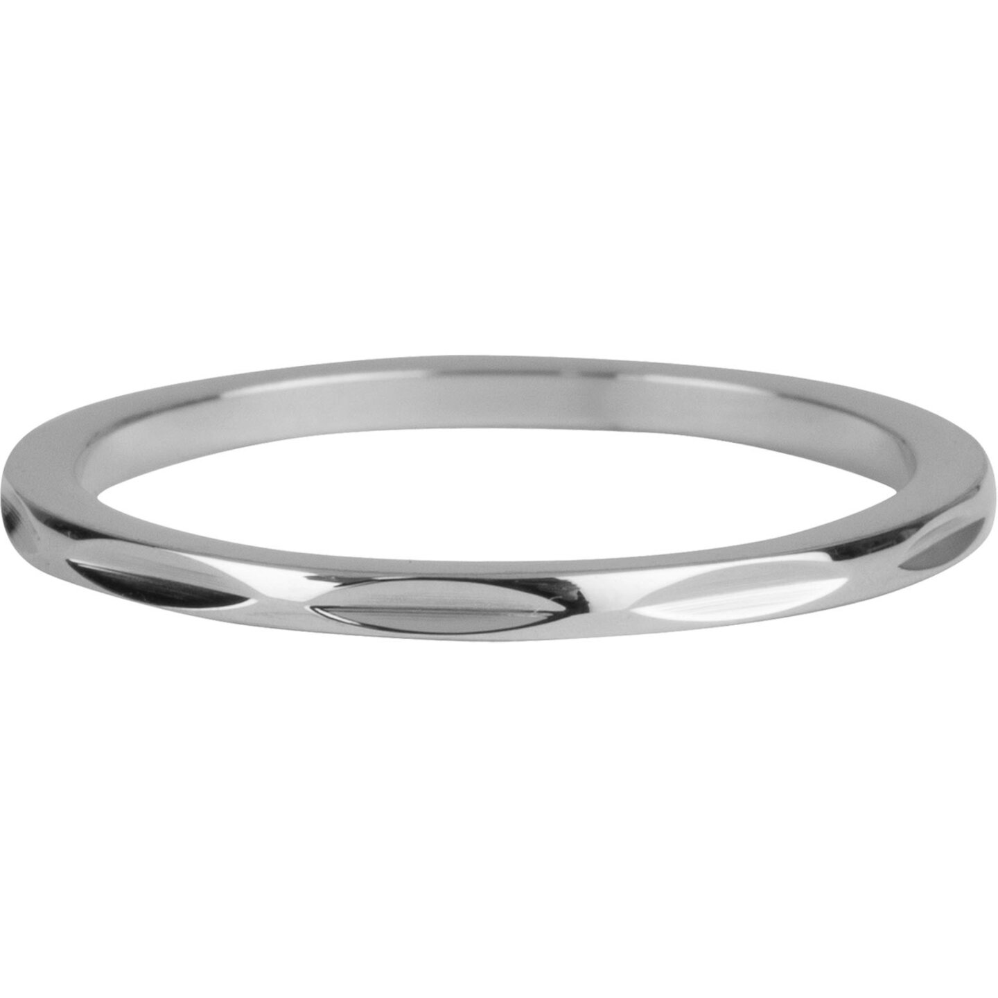 Charmin's Stapelring R894 Ellipse Shiny Steel