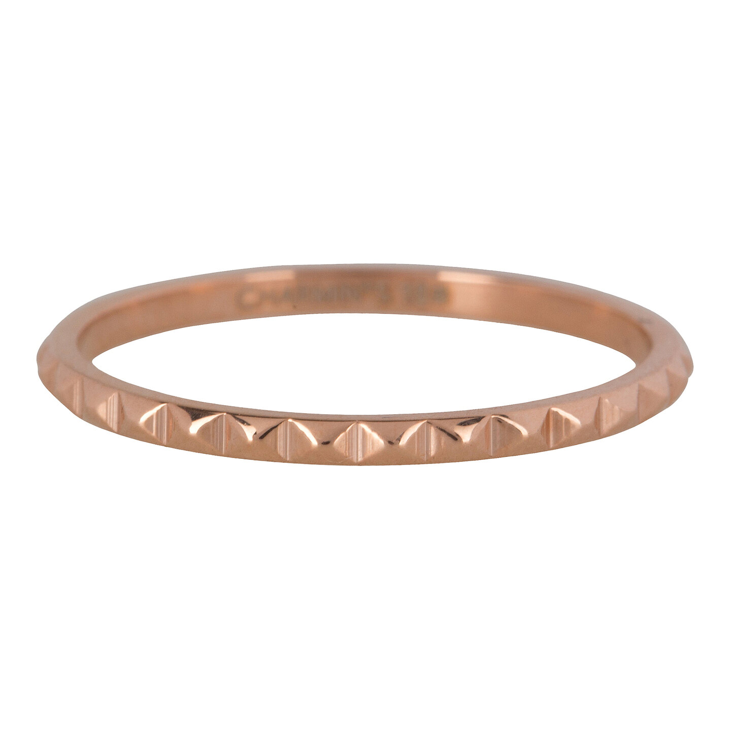 RING R404 ROS&Eacute; 'STEEL NEFERTITI'