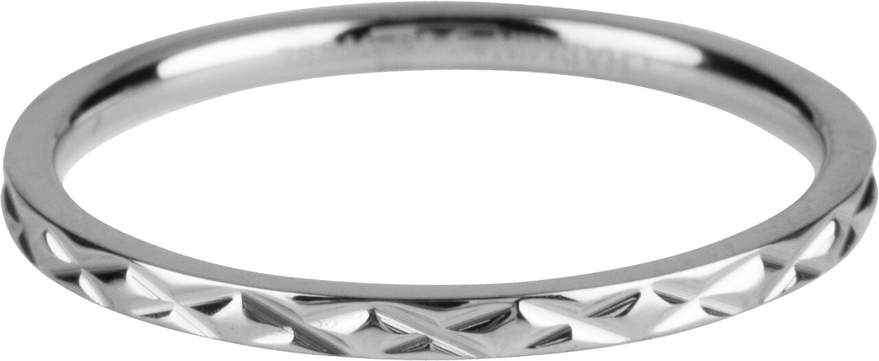 Ring R307 Steel 'Cross' 