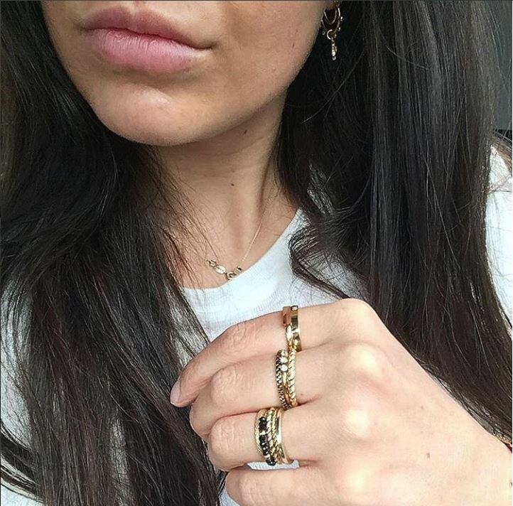 Charmin's ringen staal &amp; gold