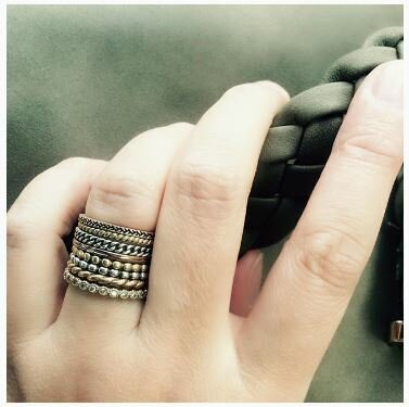 RING R487 'SILVER BRAID'
